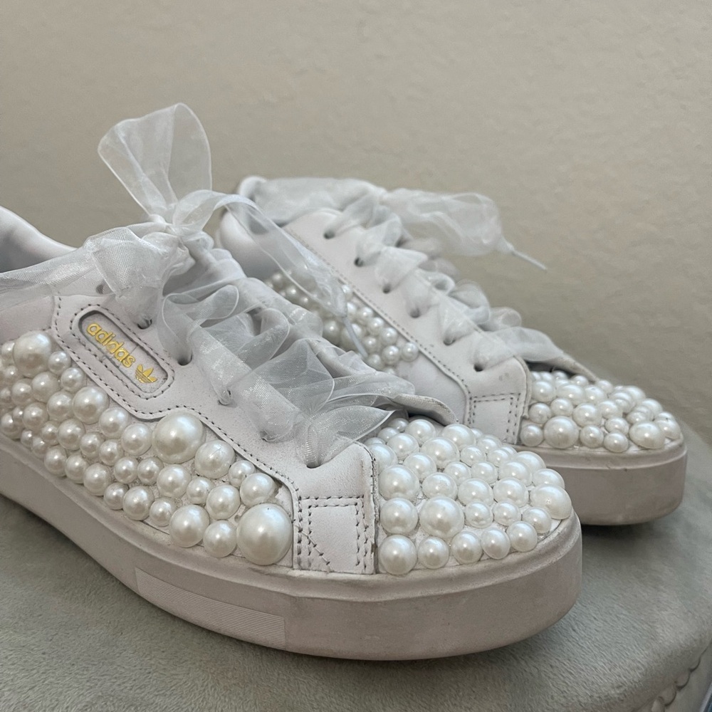 Custom adidas wedding sneakers